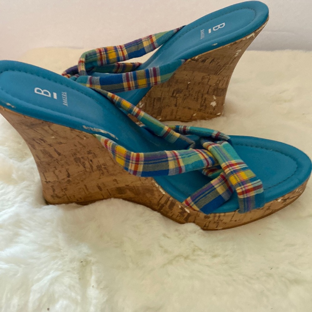 Bakers multi color wedge heel